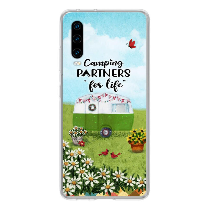 Custom Personalized Happy Campers Phone Case - Gift Idea For Camping Lover - Case For Xiaomi, Oppo And Huawei