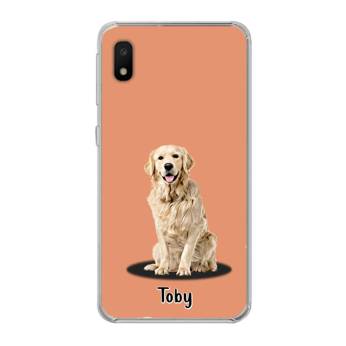 Custom Personalized Pet Phone Case - Up to 3 Pets - Gift Idea For Dog/ Cat Lover - Case For iPhone And Samsung