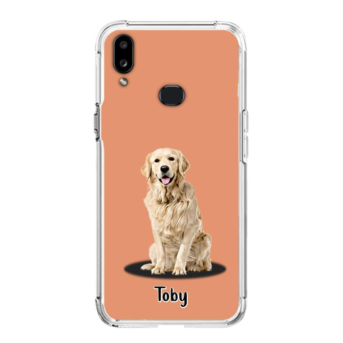 Custom Personalized Pet Phone Case - Up to 3 Pets - Gift Idea For Dog/ Cat Lover - Case For iPhone And Samsung