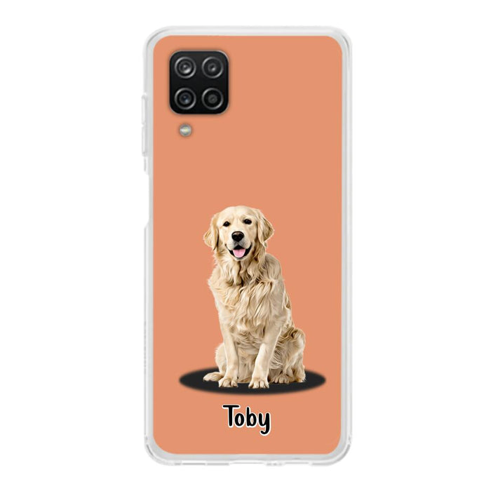 Custom Personalized Pet Phone Case - Up to 3 Pets - Gift Idea For Dog/ Cat Lover - Case For iPhone And Samsung