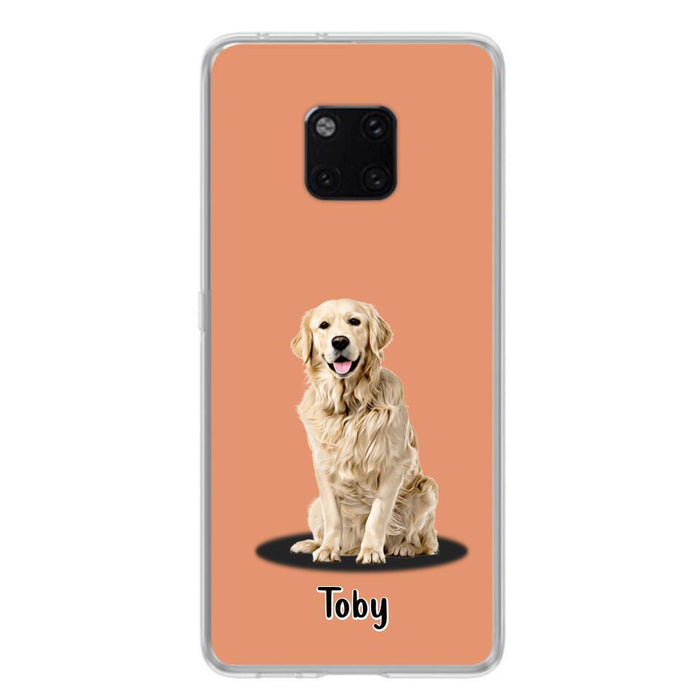 Custom Personalized Pet Phone Case - Up to 3 Pets - Gift Idea For Dog/ Cat Lover - Case For Xiaomi, Oppo And Huawei