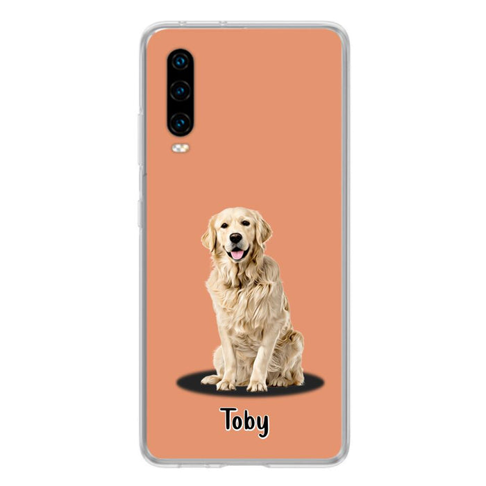 Custom Personalized Pet Phone Case - Up to 3 Pets - Gift Idea For Dog/ Cat Lover - Case For Xiaomi, Oppo And Huawei