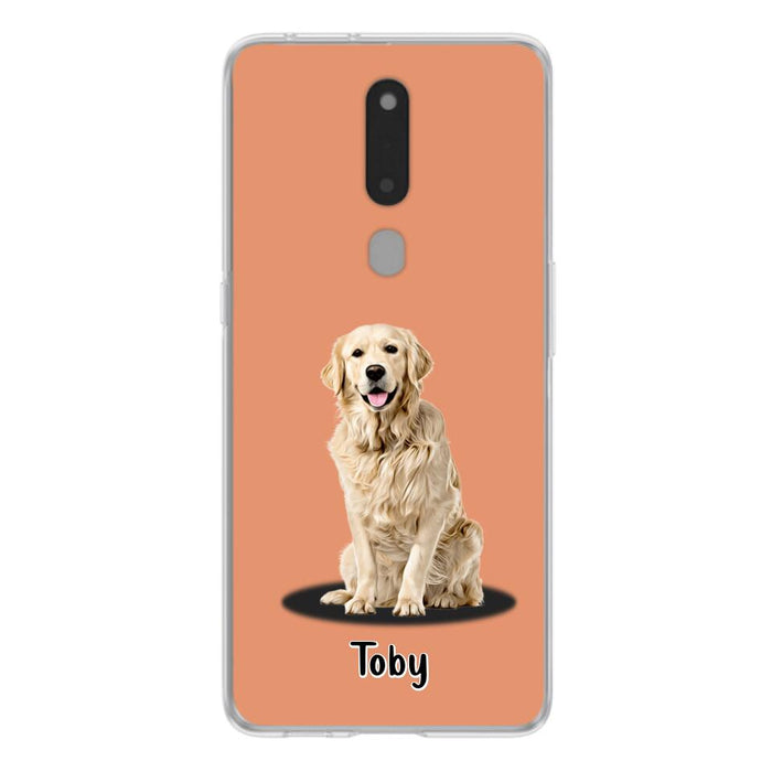 Custom Personalized Pet Phone Case - Up to 3 Pets - Gift Idea For Dog/ Cat Lover - Case For Xiaomi, Oppo And Huawei