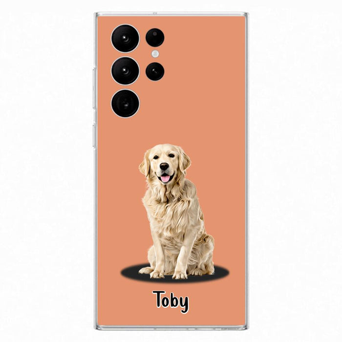 Custom Personalized Pet Phone Case - Up to 3 Pets - Gift Idea For Dog/ Cat Lover - Case For iPhone And Samsung