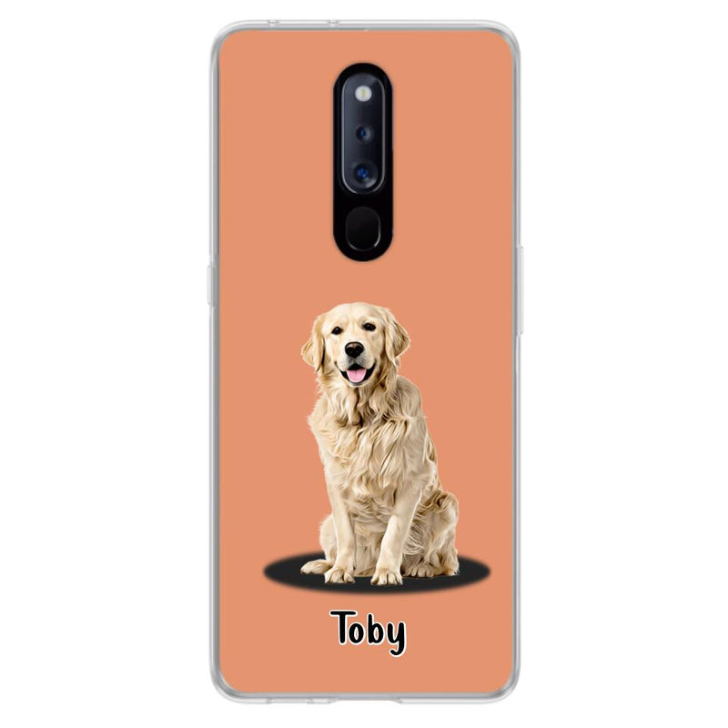 Custom Personalized Pet Phone Case - Up to 3 Pets - Gift Idea For Dog/ Cat Lover - Case For Xiaomi, Oppo And Huawei