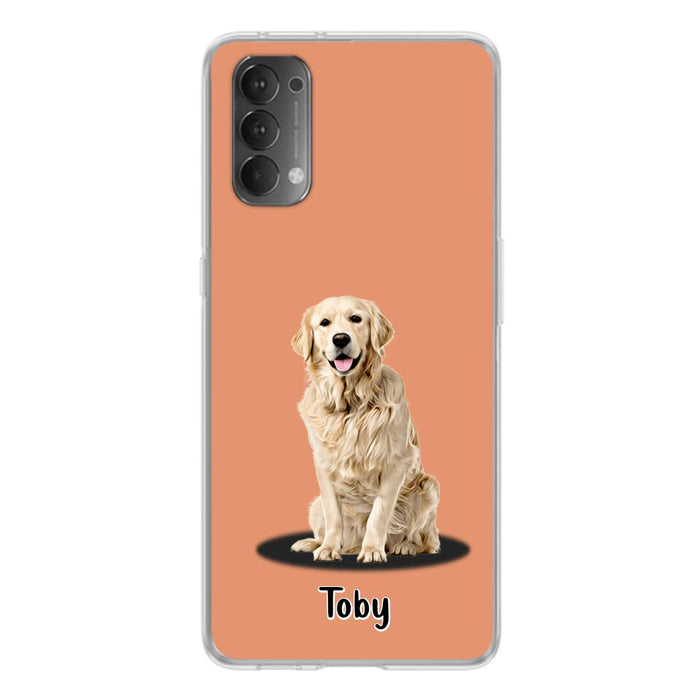 Custom Personalized Pet Phone Case - Up to 3 Pets - Gift Idea For Dog/ Cat Lover - Case For Xiaomi, Oppo And Huawei