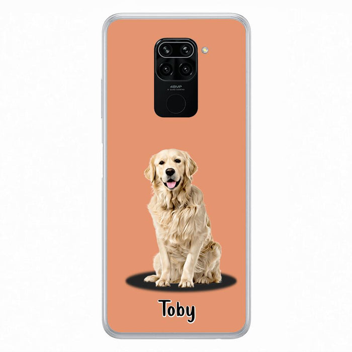 Custom Personalized Pet Phone Case - Up to 3 Pets - Gift Idea For Dog/ Cat Lover - Case For Xiaomi, Oppo And Huawei