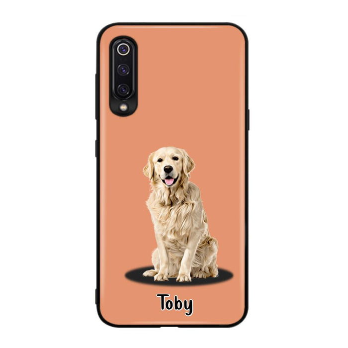 Custom Personalized Pet Phone Case - Up to 3 Pets - Gift Idea For Dog/ Cat Lover - Case For Xiaomi, Oppo And Huawei