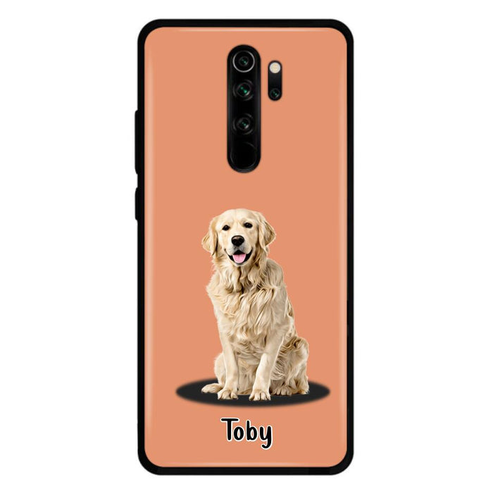 Custom Personalized Pet Phone Case - Up to 3 Pets - Gift Idea For Dog/ Cat Lover - Case For Xiaomi, Oppo And Huawei