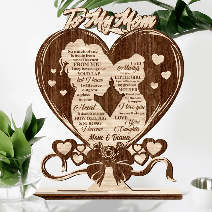 Custom Personalized Mom Holding Daughter Plaque - Gift Idea For Mother's Day - To My Mom