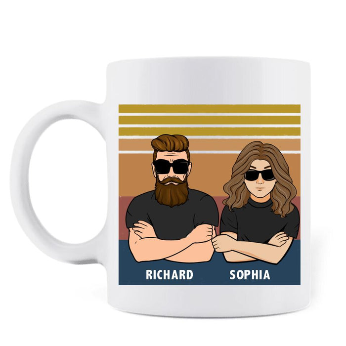 Custom Personalized Father & Daughter Coffee Mug - Gift Idea For Father's Day - Like Father Like Daughter