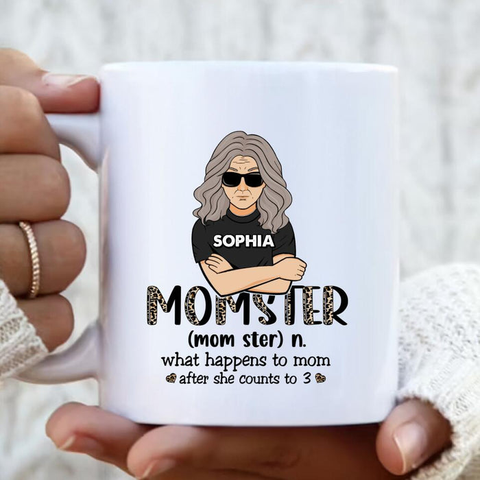 Custom Personalized Momster Happy Mother's Day Coffee Mug - Best Gift For Mother's Day