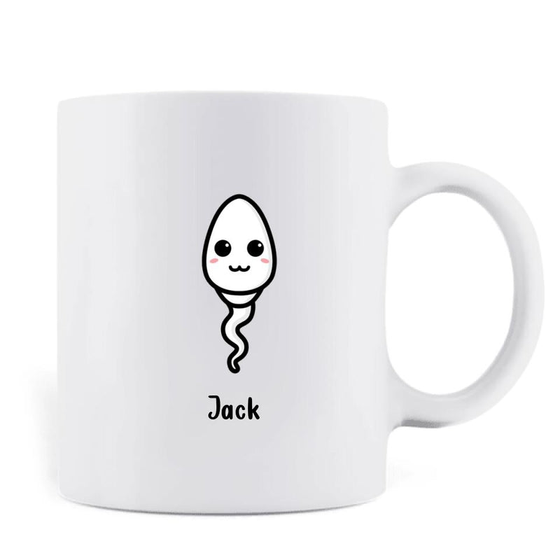 Personalized Father Mug - Up to 5 Kids - Gift Idea For Father's Day - I Can't Believe A Massive Legend Came Out Of Your Little Wiener