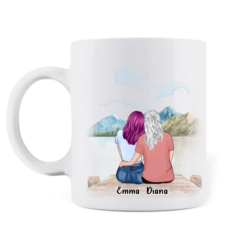 Personalized Dear Mom Mug - Gift Idea For Mother's Day - Thank You For Teaching Me How To Be Strong