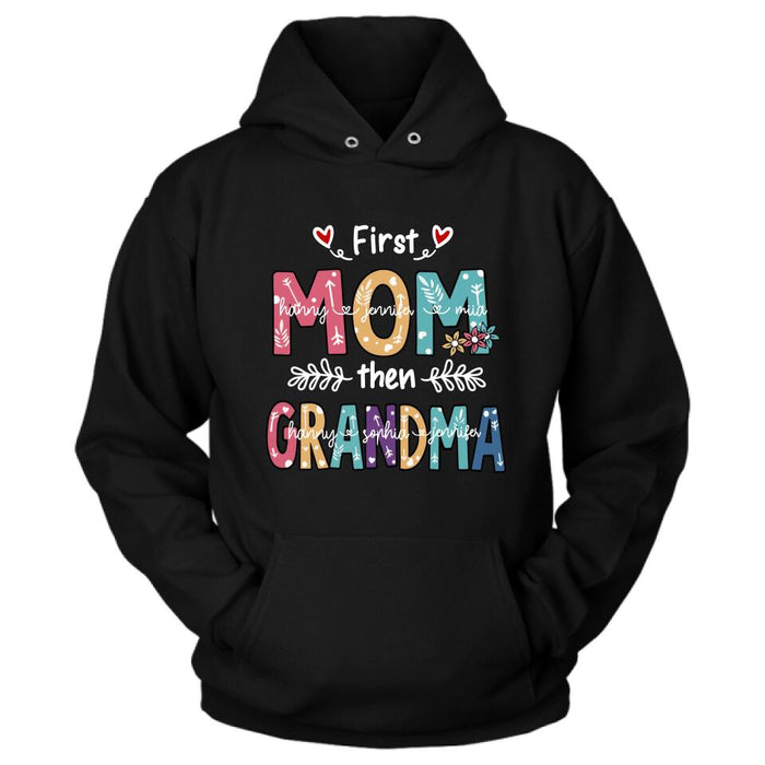Custom Personalized Mom Grandma T-shirt - Gift For Grandma - First Mom Then Grandma