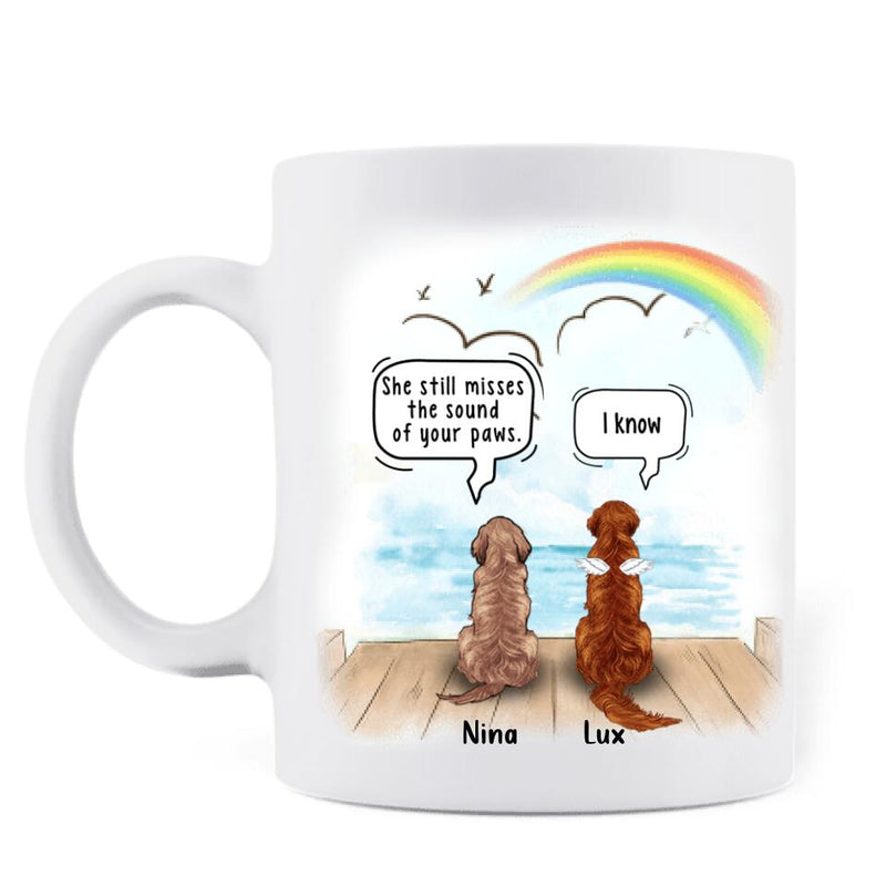 Personalized Memorial Dog Coffee Mug - Up to 5 Dogs - Memorial Gift For Dog Lovers - I Am Always With You - RLSGFH