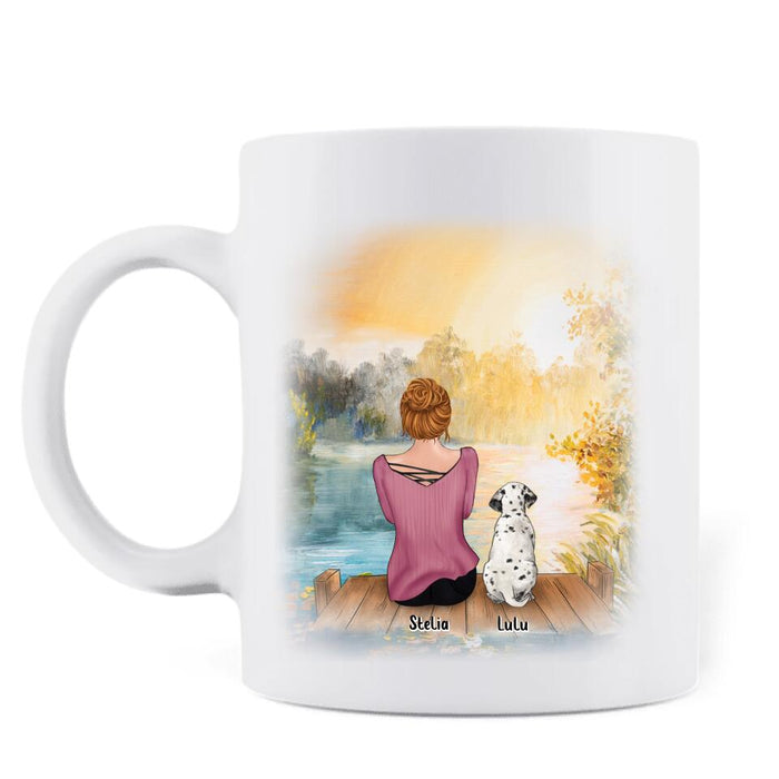Custom Personalized Dog/Cat Mom Coffee Mug - Best Gift Idea For Dog/Cat Lovers With Upto 4 Dogs/Cats - You Had Me At Woof