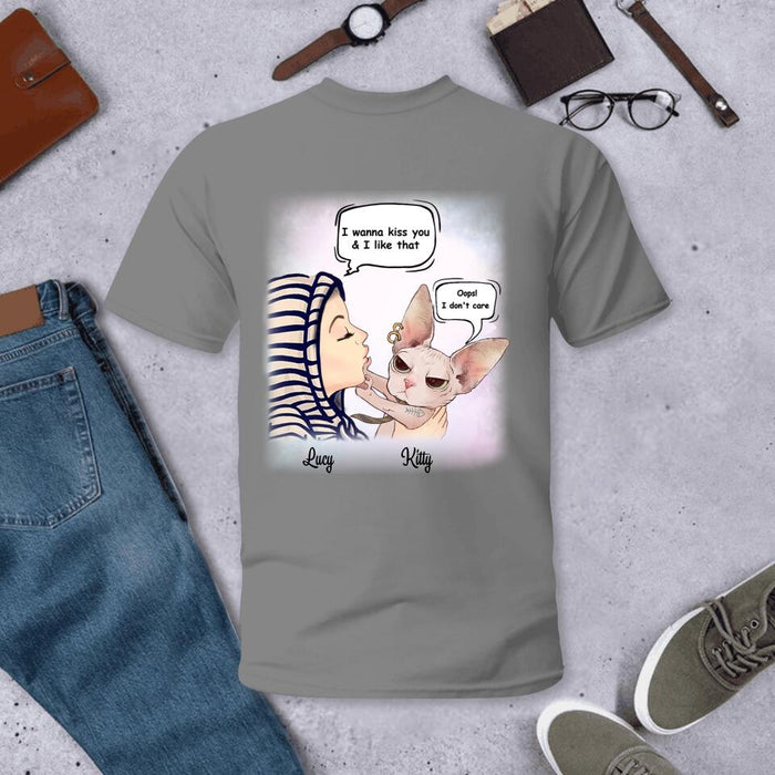 Custom Personalized Cat T-shirt - Cat Mom
