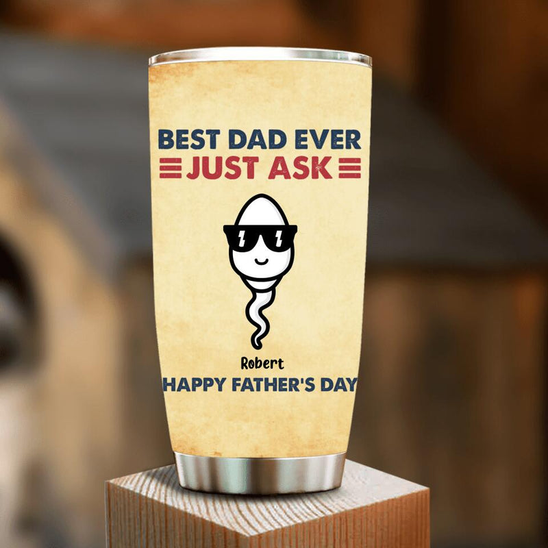 Personalized Father's Day Tumbler - Up to 7 Kids - Father's Day Gift Idea