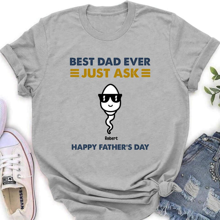 Custom Personalized Father's Day Shirt/ Pullover Hoodie - Up to 7 Kids - Father's Day Gift Idea - Best Father Ever