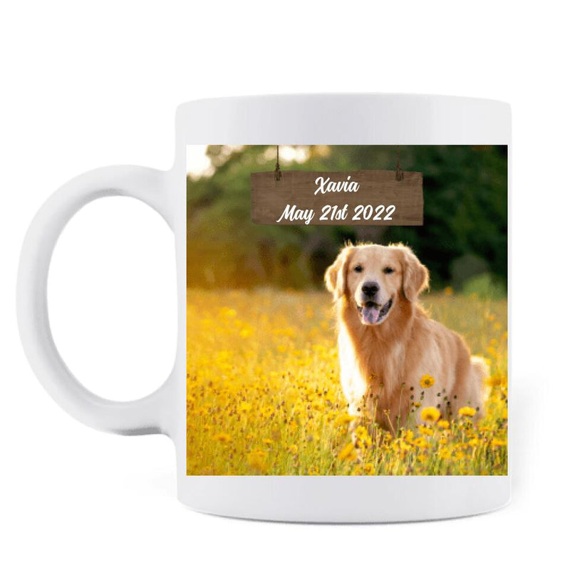 Personalized Pet Memorial Passing Mug - Memorial Gift Idea - You Were My Favorite Hello And My Hardest Goodbye