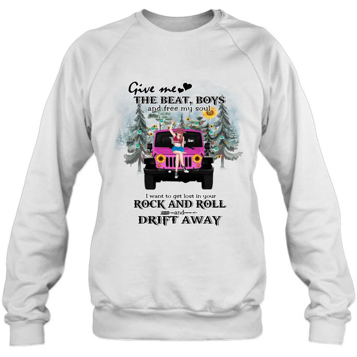 Custom Personalized Boho Off-road Car T-shirt/Hoodie - Gift Idea For Friend - I Want To Get Lost In Your Rock and Roll