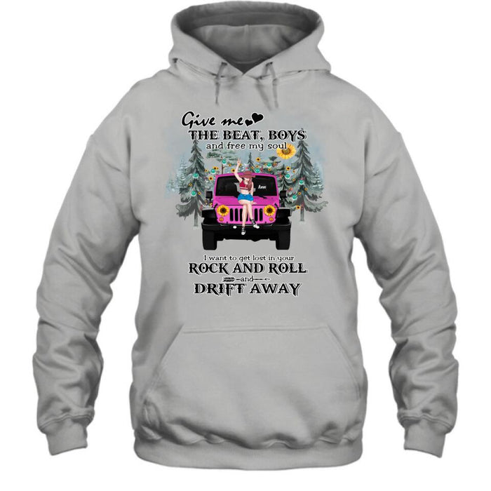 Custom Personalized Boho Off-road Car T-shirt/Hoodie - Gift Idea For Friend - I Want To Get Lost In Your Rock and Roll