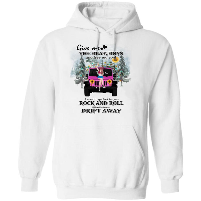 Custom Personalized Boho Off-road Car T-shirt/Hoodie - Gift Idea For Friend - I Want To Get Lost In Your Rock and Roll