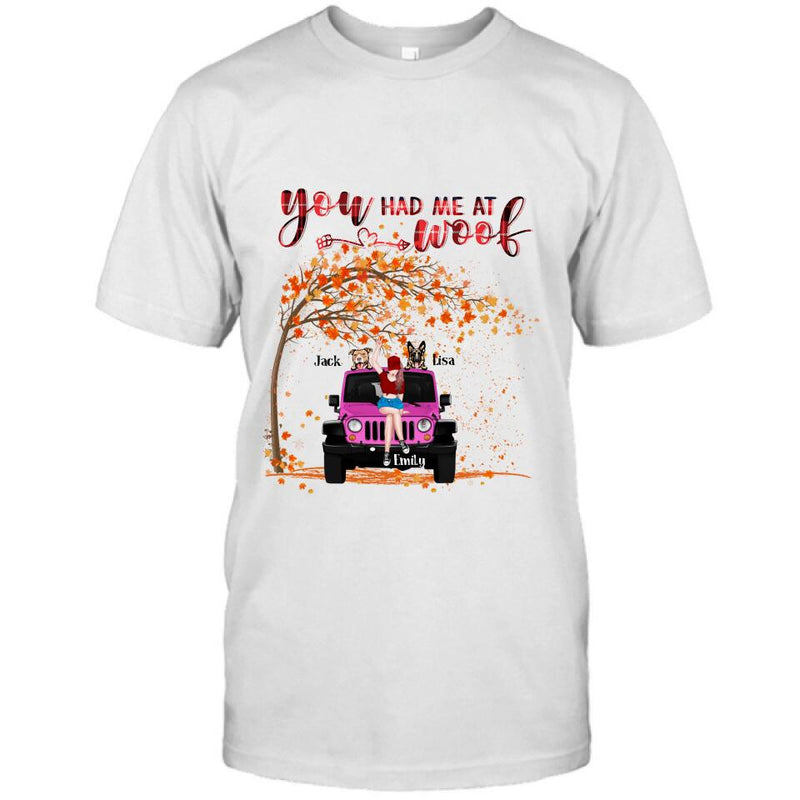 Personalized Off-road, Fall Dog Mom T-shirt - Dog Lover - Rockin' The Dog Mom Life