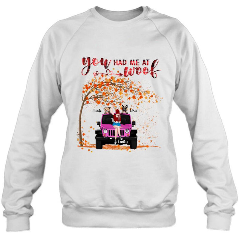 Personalized Off-road, Fall Dog Mom T-shirt - Dog Lover - Rockin' The Dog Mom Life