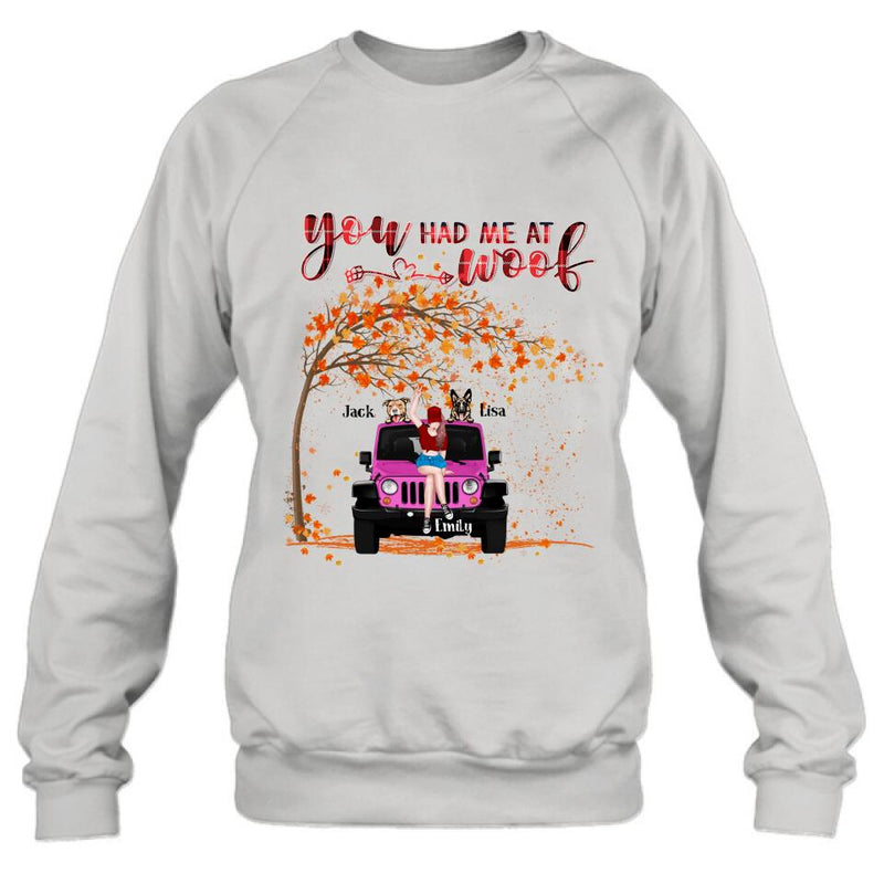 Personalized Off-road, Fall Dog Mom T-shirt - Dog Lover - Rockin' The Dog Mom Life