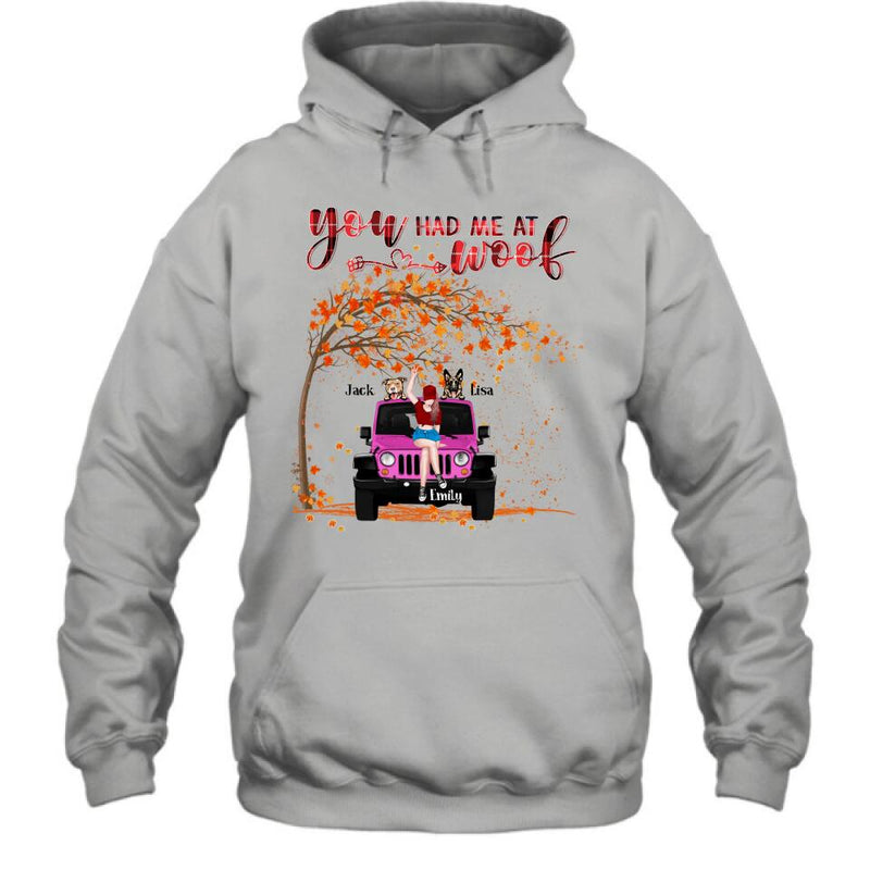 Personalized Off-road, Fall Dog Mom T-shirt - Dog Lover - Rockin' The Dog Mom Life