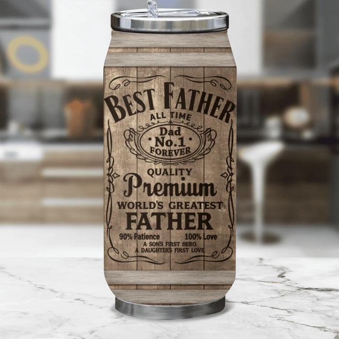 Happy Father's Day Soda Can Tumbler - Gift Idea From Daughter/ Son To Father