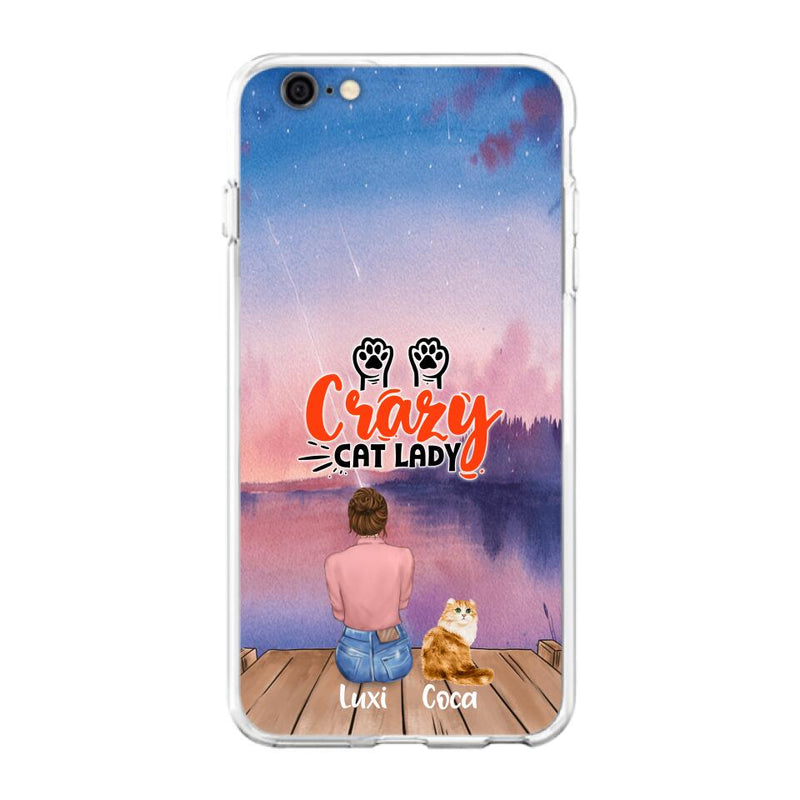 Personalized Cat Mom Phone Case - Up to 5 Cats - Gift Idea For Cat Lover - Best Cat Mom Ever - Case For iPhone And Samsung