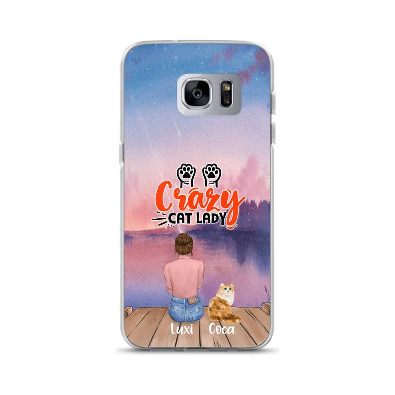 Personalized Cat Mom Phone Case - Up to 5 Cats - Gift Idea For Cat Lover - Best Cat Mom Ever - Case For iPhone And Samsung