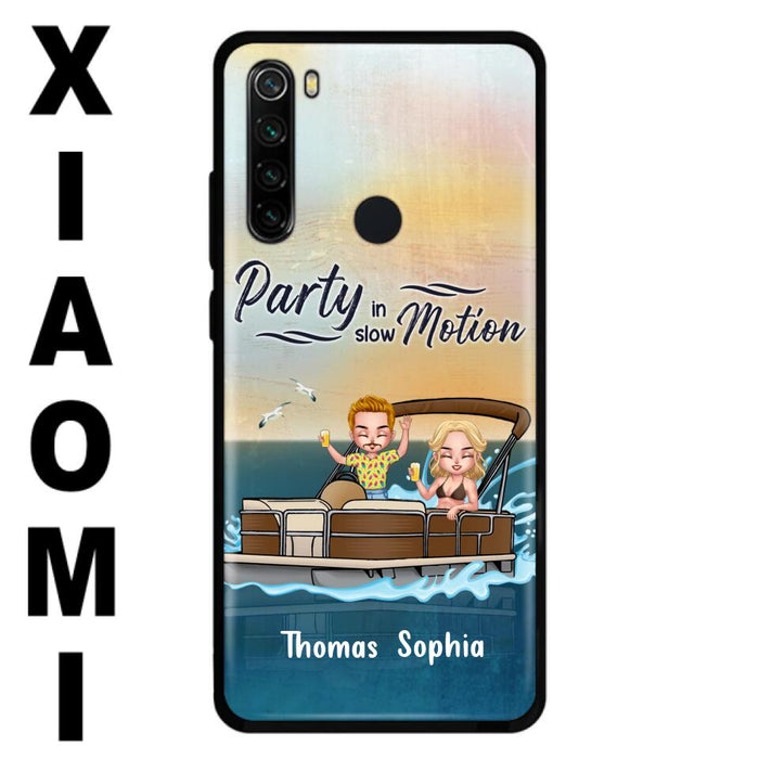 Custom Personalized Pontoon Couple/ Queen/ Captain Phone Case - Pontoon Gift Idea - Husband And Wife Pontoon Partners For Life - Case For Xiaomi, Oppo And Huawei