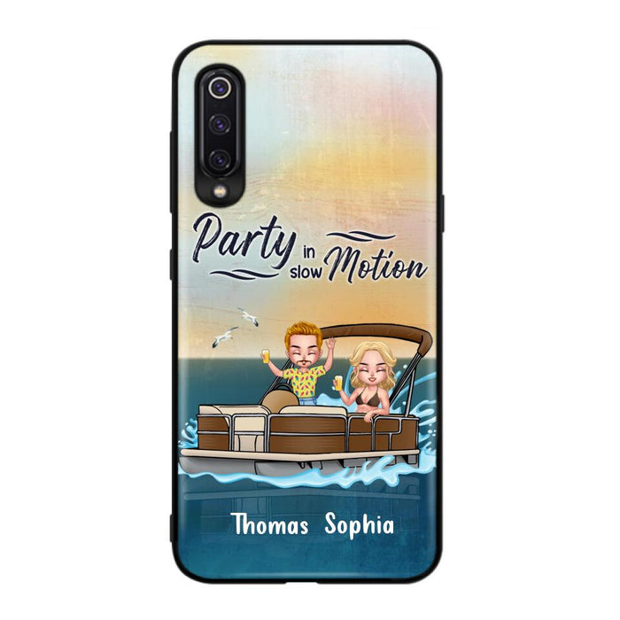 Custom Personalized Pontoon Couple/ Queen/ Captain Phone Case - Pontoon Gift Idea - Husband And Wife Pontoon Partners For Life - Case For Xiaomi, Oppo And Huawei