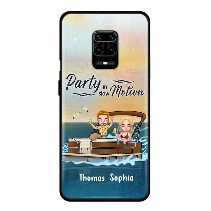 Custom Personalized Pontoon Couple/ Queen/ Captain Phone Case - Pontoon Gift Idea - Husband And Wife Pontoon Partners For Life - Case For Xiaomi, Oppo And Huawei