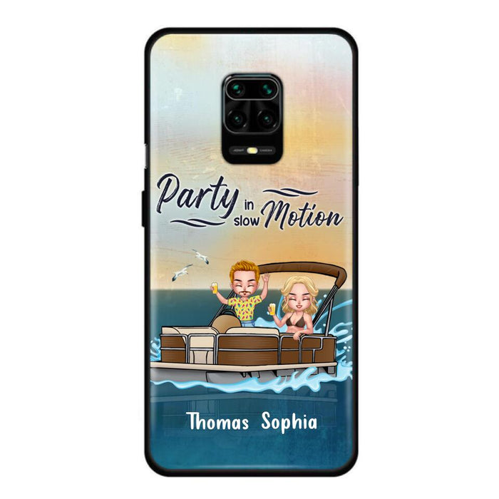 Custom Personalized Pontoon Couple/ Queen/ Captain Phone Case - Pontoon Gift Idea - Husband And Wife Pontoon Partners For Life - Case For Xiaomi, Oppo And Huawei