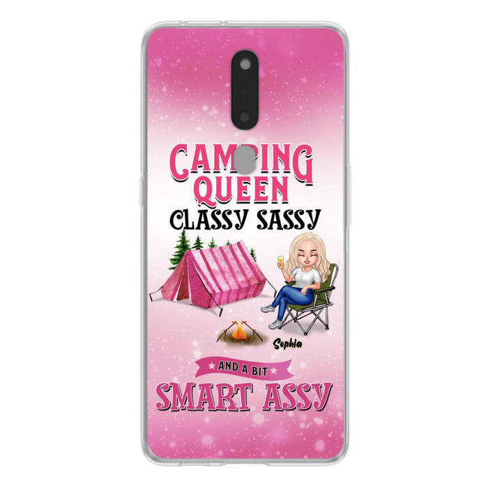 Custom Personalized Camping Queen Phone Case - Gift Idea For Camping Lovers/Mother's Day - Camping Queen Classy Sassy And A Bit Smart Assy - Cases For Oppo, Xiaomi And Huawei