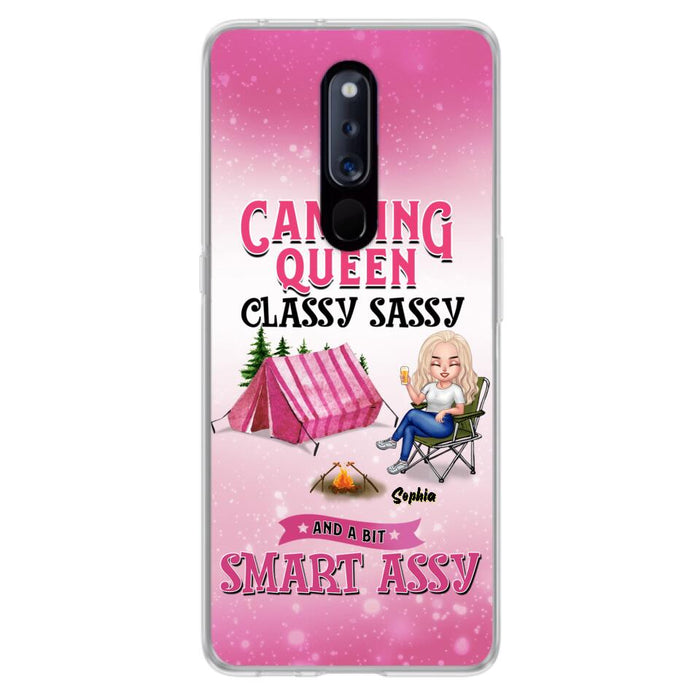 Custom Personalized Camping Queen Phone Case - Gift Idea For Camping Lovers/Mother's Day - Camping Queen Classy Sassy And A Bit Smart Assy - Cases For Oppo, Xiaomi And Huawei