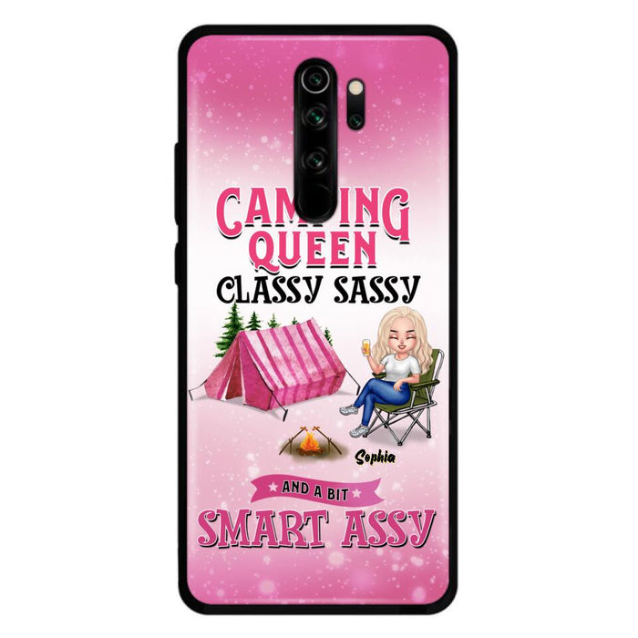 Custom Personalized Camping Queen Phone Case - Gift Idea For Camping Lovers/Mother's Day - Camping Queen Classy Sassy And A Bit Smart Assy - Cases For Oppo, Xiaomi And Huawei