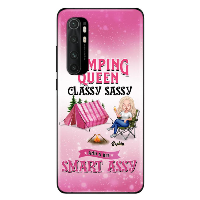 Custom Personalized Camping Queen Phone Case - Gift Idea For Camping Lovers/Mother's Day - Camping Queen Classy Sassy And A Bit Smart Assy - Cases For Oppo, Xiaomi And Huawei