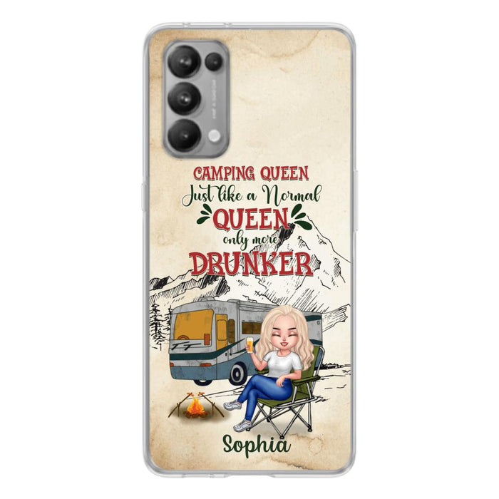Custom Personalized Camping Queen Phone Case - Gift Idea For Camping Lovers - Camping Queen Classy Sassy And A Bit Smart Assy - Case For Xiaomi, Oppo And Huawei