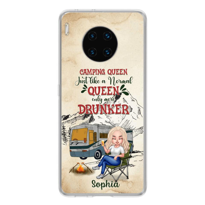 Custom Personalized Camping Queen Phone Case - Gift Idea For Camping Lovers - Camping Queen Classy Sassy And A Bit Smart Assy - Case For Xiaomi, Oppo And Huawei