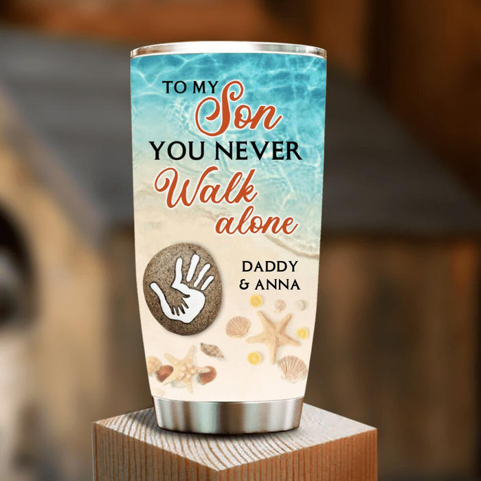 Custom Personalized Dad And Son/Daughter Best Friends For Life Tumbler - Gift Idea For Father's Day - Gift For Son/ Daughter From Dad