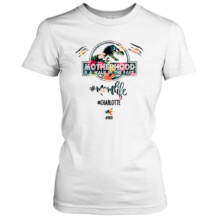 Custom Personalized Mama Dinosaur T-Shirt - Best Gift For Mothers - 2QCGS1