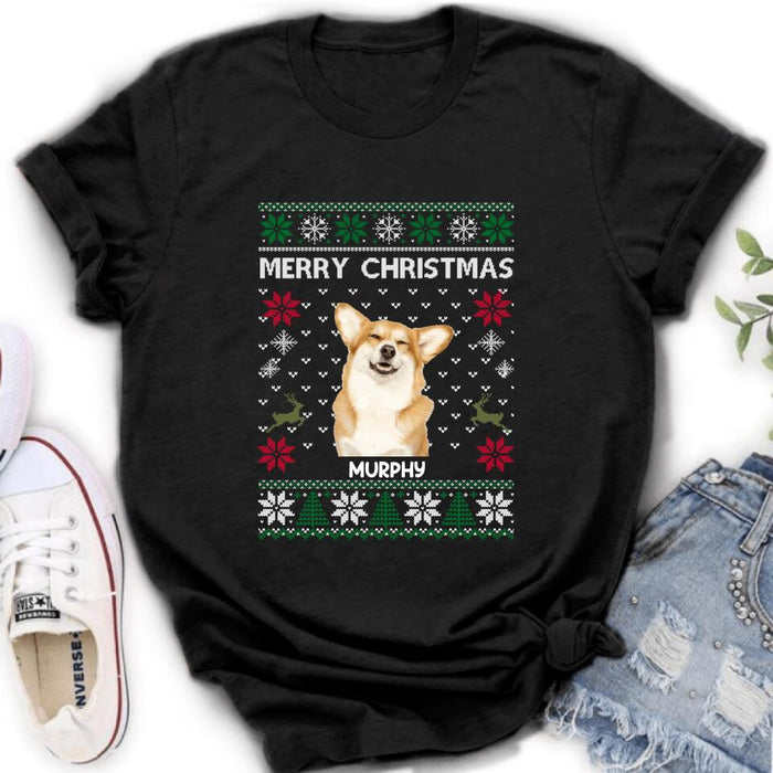 Custom Personalized Dog Sweatshirt - Best Gift For Dog Lover - Merry Christmas
