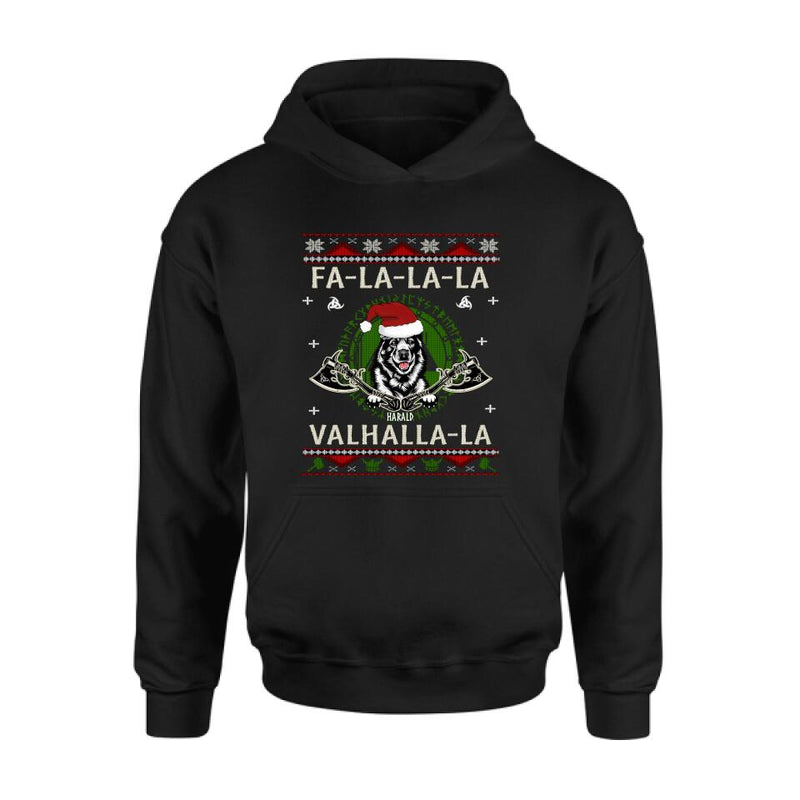 Personalized Viking Xmas Dog Ugly Sweatshirt/Hoodie - Up to 4 Dogs - Best Gift For Dog Lover