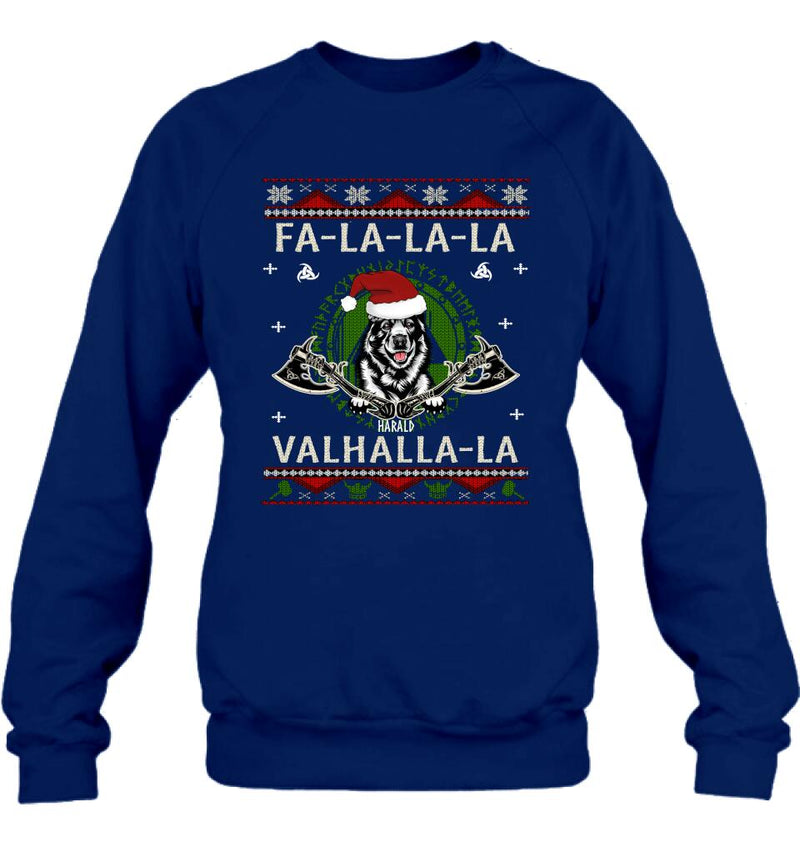 Personalized Viking Xmas Dog Ugly Sweatshirt/Hoodie - Up to 4 Dogs - Best Gift For Dog Lover